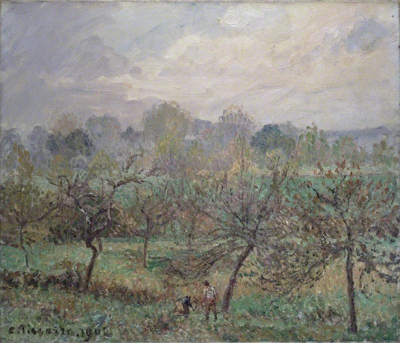 Autunno, nebbia mattutina, Éragny - sur, Epte, 1902, Ashmolean Museum, Oxford